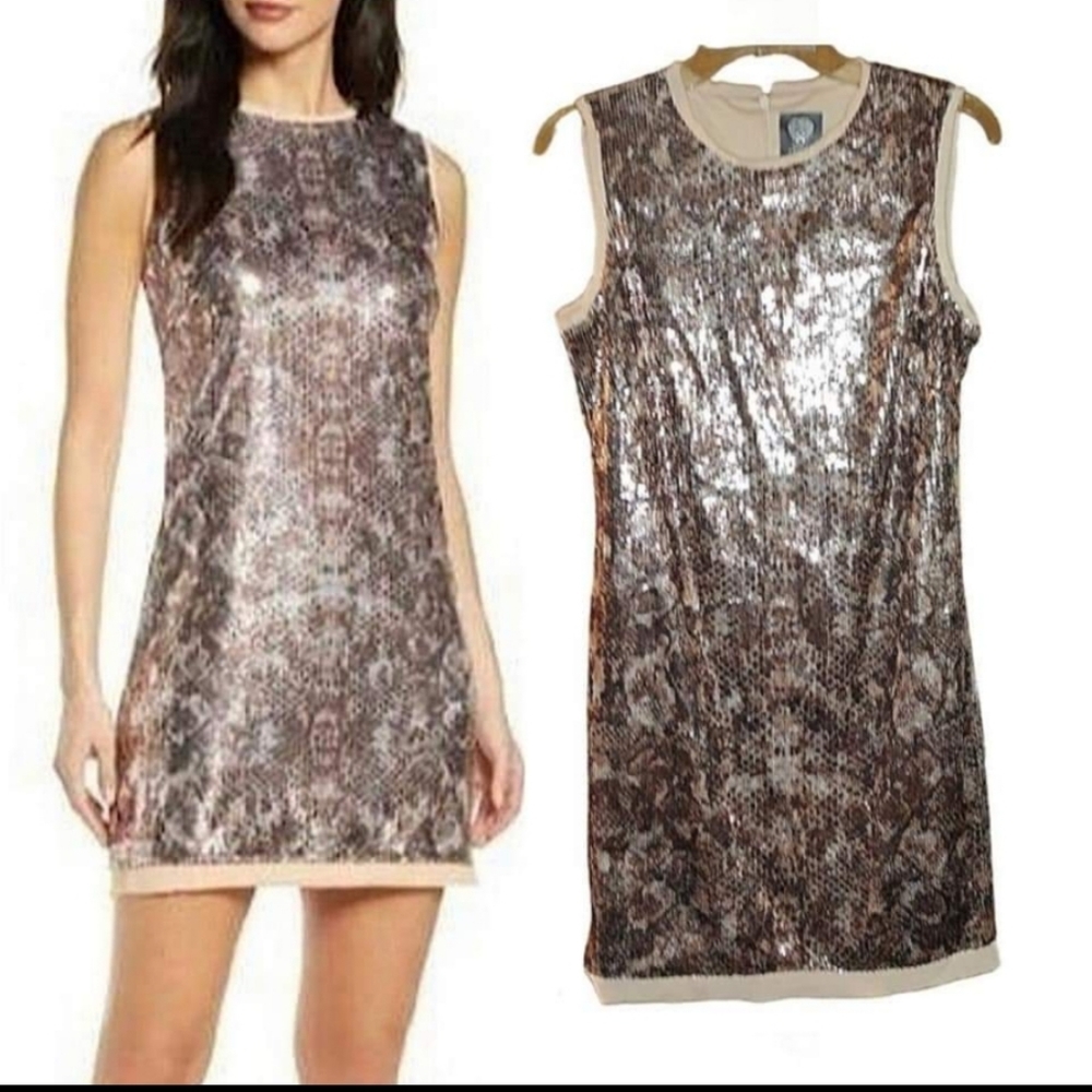 NWT Vince Camuto Sleeveless Sequin Dress